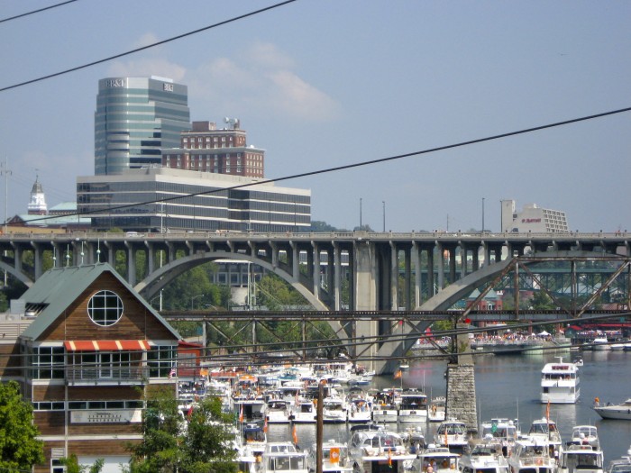 The Vol Navy and the UT Lady Vol Boathouse photo by Kathy Miller