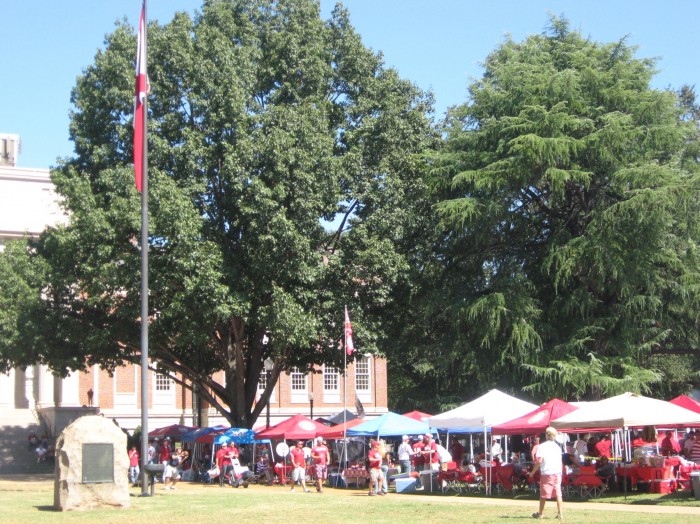 The Quad at The University of Alabama photo by Kathy Miller