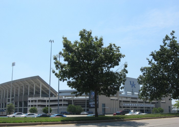 Commonwealth Stadium at University of Kentucky photo by Kathy Miller