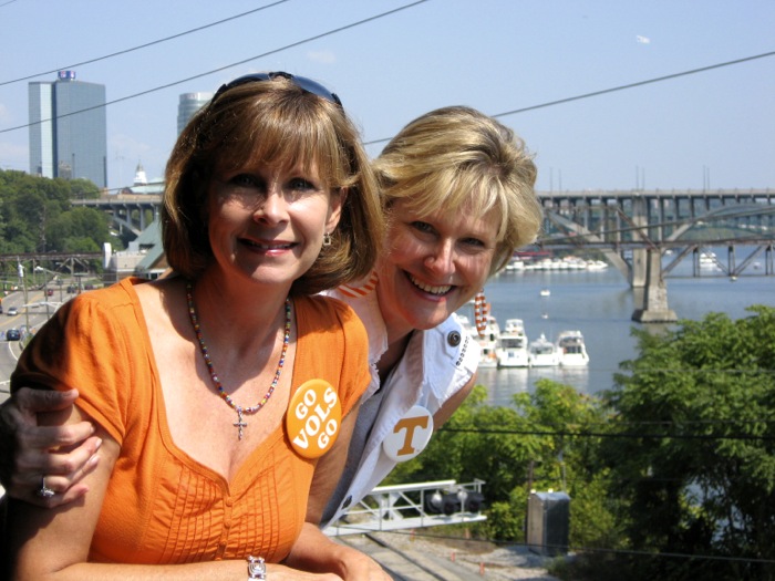 Robin & Kathy's antique Tennessee buttons photo by Kathy Miller