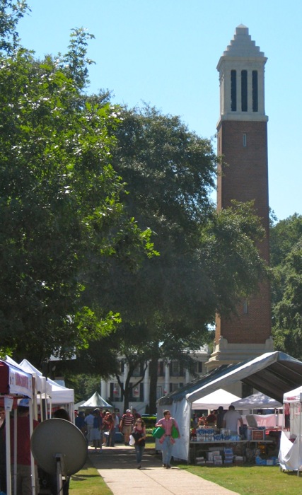 President's Mansion and Denny Chimes