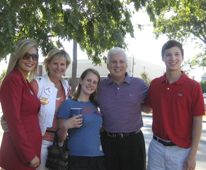 Alyse with Dereck and Bruce Alabama Capstone member photo by Kathy Miller