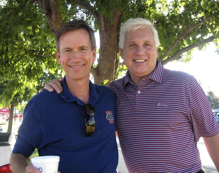 Dave and Dereck at Alabama Florida game photo by Kathy Miller