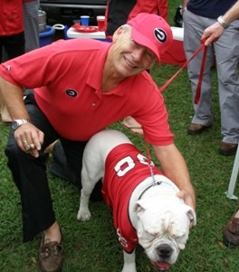 Jim and UGA Georgia photo by Cordel