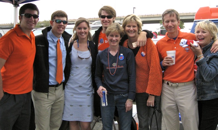 Florida Georgia game with Gator friends photo by Kathy Miller