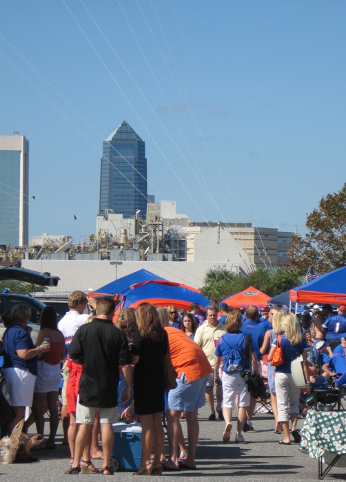 Florida Georgia game Jacksonville Florida photo by Kathy Miller