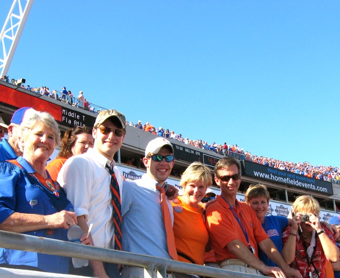 Florida Georgia game inside the stadium finally photo by Kathy Miller