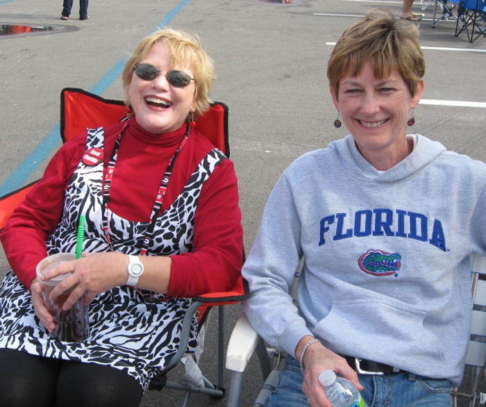 Trish and Clara, Aunt Vern photo by Kathy Miller