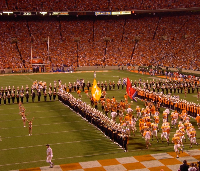 Tennessee's Opening of the T Knoxville game photo by Kathy Miller