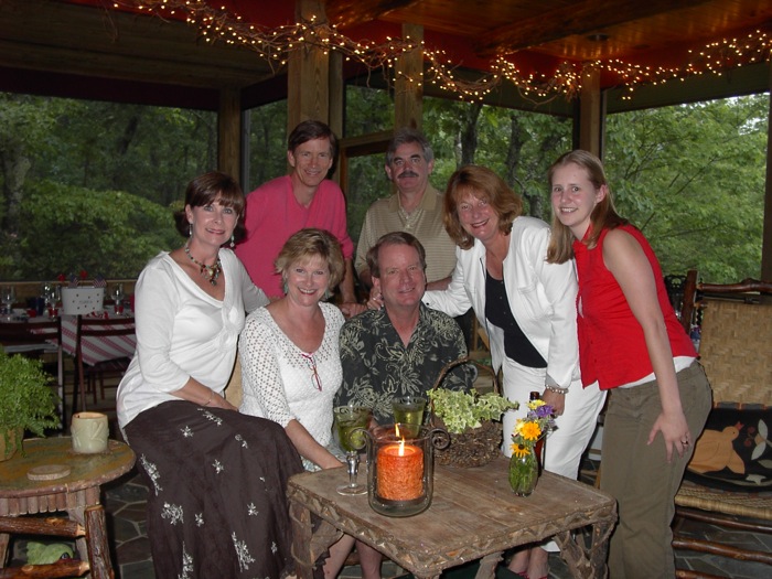 July 4 2007 party at Camp Chimney with Curt and Robin, Rick and Joanne and Lizzie photo by Kathy Miller