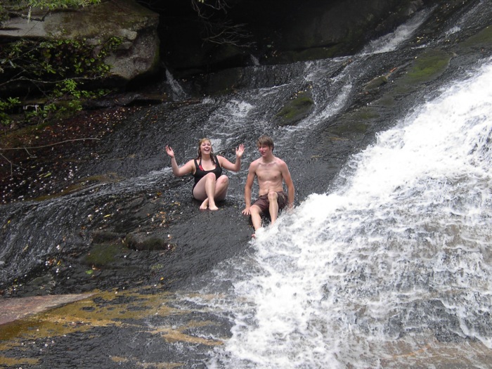 Let's Go! Warden Falls Panther Town Cashiers NC photo by Kathy Miller