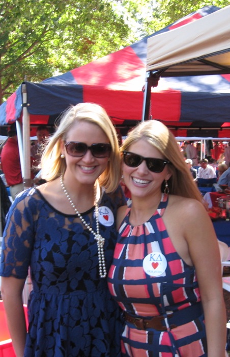 Ole Miss KD's in The Grove photo by Kathy Miller