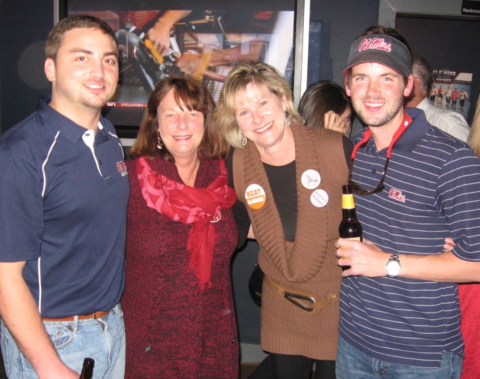 Ole Miss with Chris Grubbs, Joanne & Kathy photo by Kathy Miller