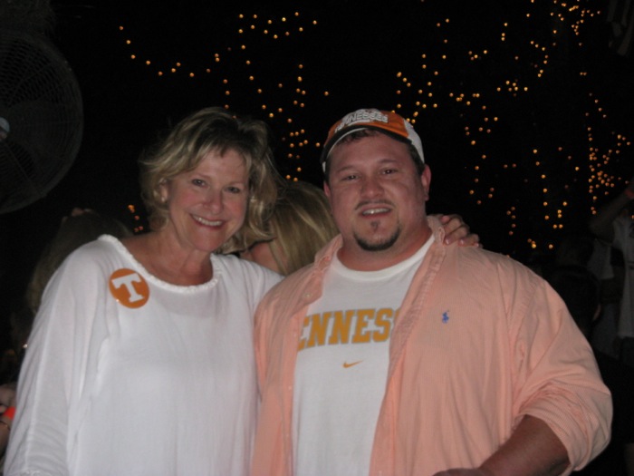 UT fan at Swamp with Kathy photo by Kathy Miller
