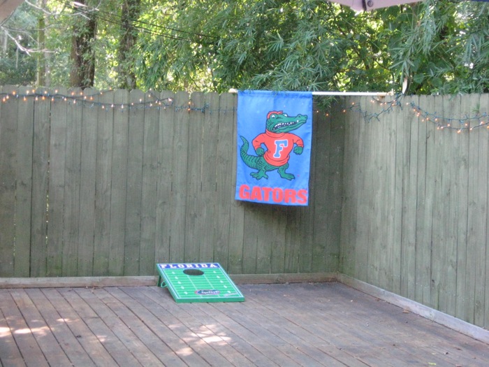 Pops Place Gator cornhole photo by Kathy Miller