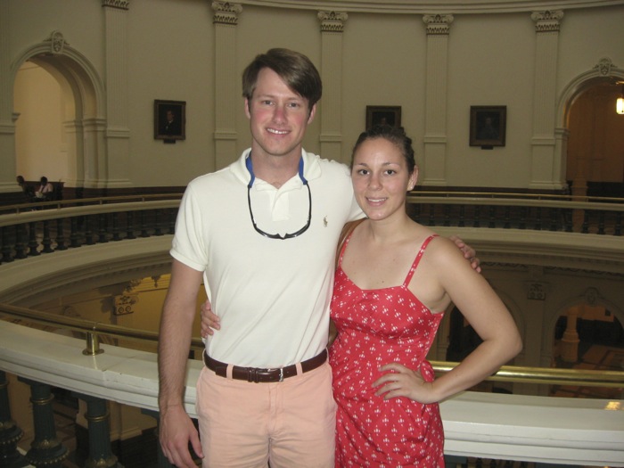 Rachel & James Texas state Capitol Austin Texas photo by Kathy Miller