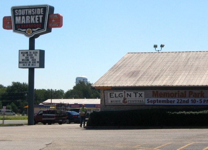Southside Market, Elgin TX home of barbecue beef briskit and sausage photo by Kathy Miller