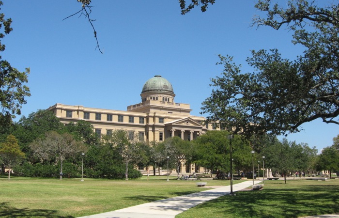 Academic Building Texas A&M photo by Kathy Miller