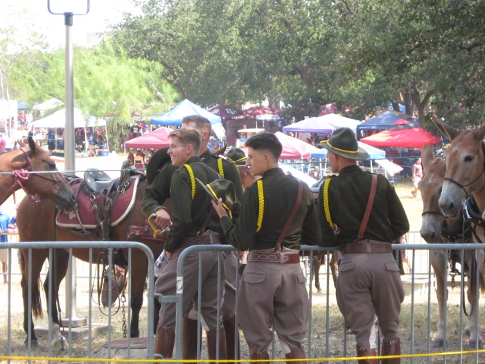 Cadets & their horses photo by Kathy Miller