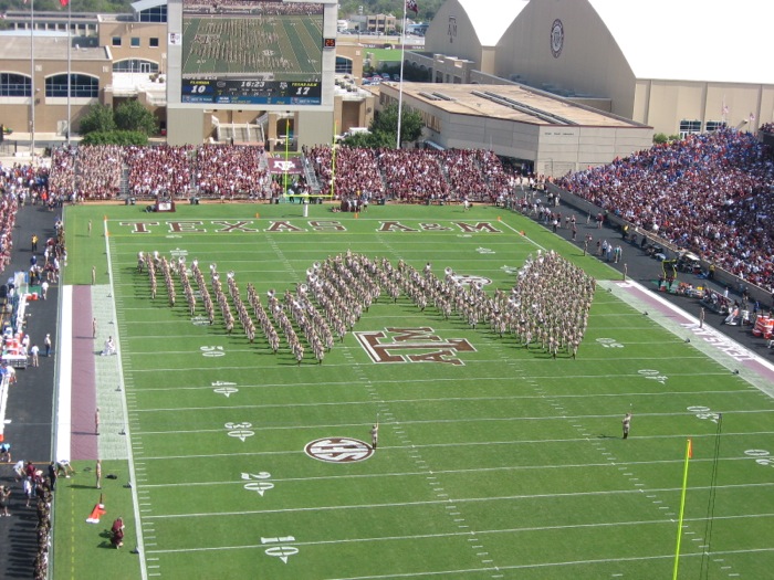 Fightin' Aggie Band Texas A&M photo by Kathy Miller