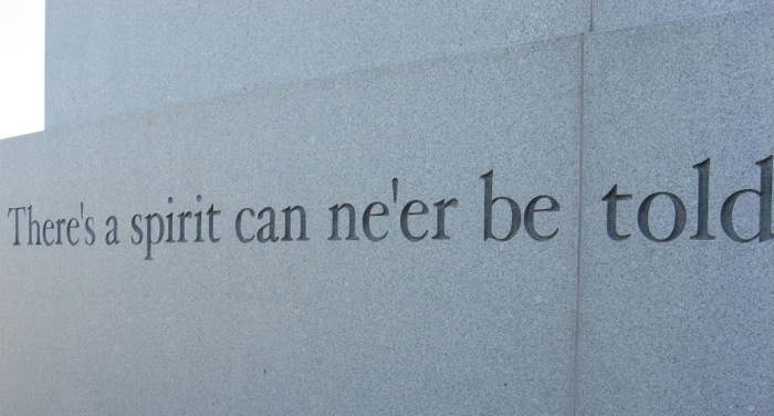 There's a spirit can ne'er be told Texas A&M Bonfire Memorial photo by Kathy Miller