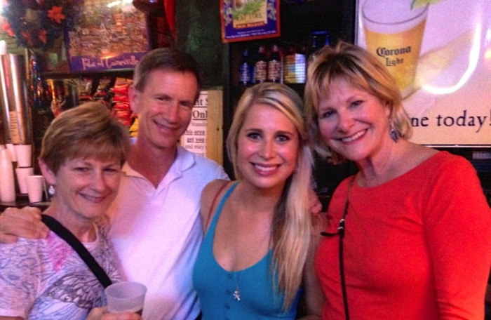 Salty Dog Saloon in Gainesville Florida ready for football photo by Kathy Miller