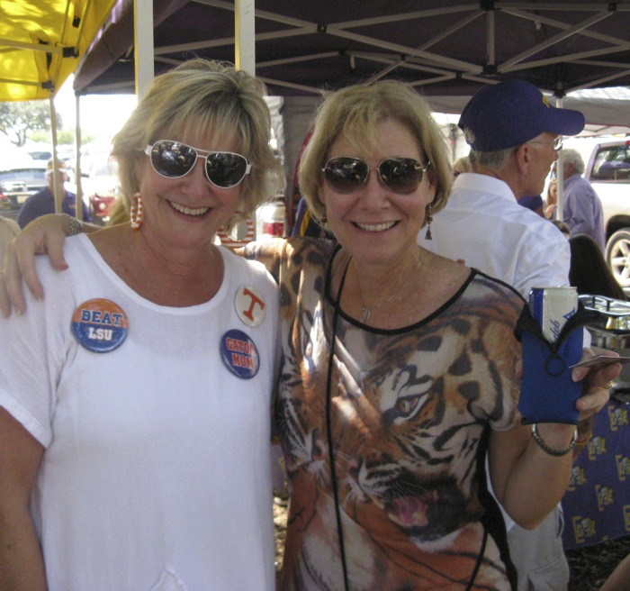 Two Gator Moms in different colors photo by Kathy Miller