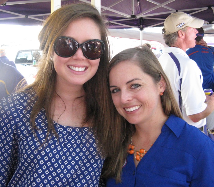 Mellie and Amanda joined our tailgate