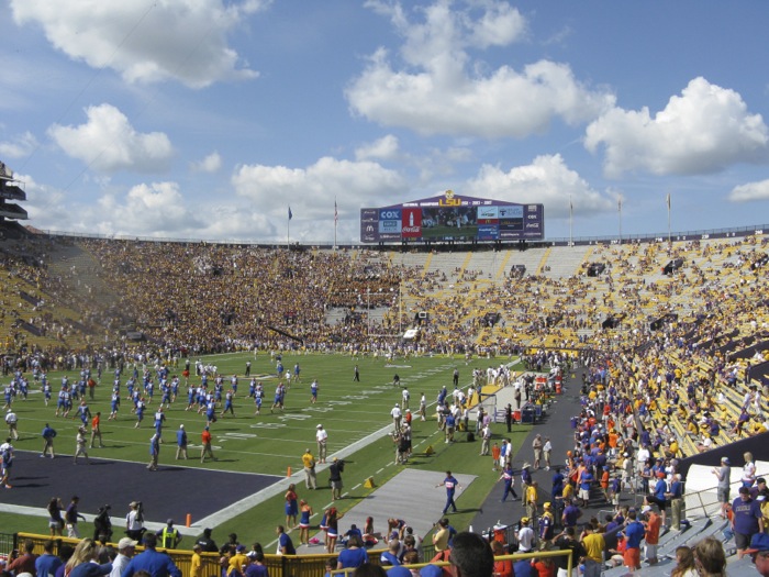 Inside LSU, Tiger Stadium photo by Kathy Miller