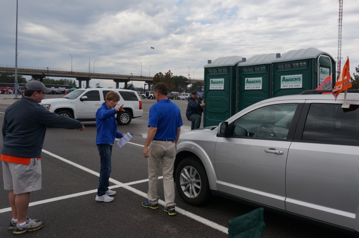 Porta-Potty delivered photo by Kathy Miller