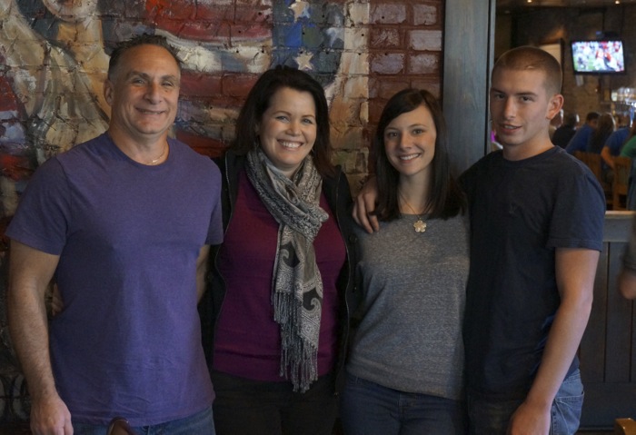 Gary, Janice, Chelsey & Kevin Liberty Tap Room Columbia SC photo by Kathy Miller