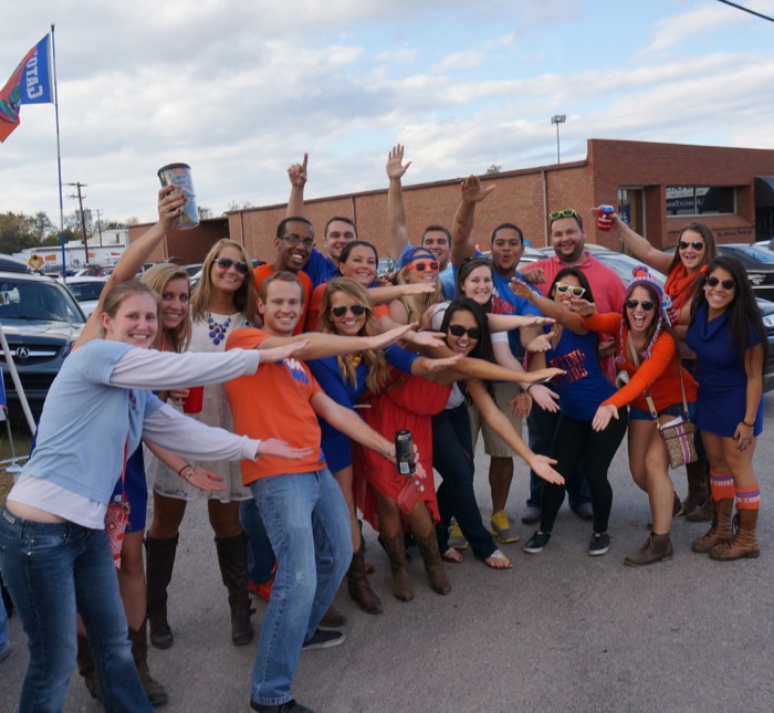 Gators Chomping at USC FL game Columbia South Carolina photo by Kathy Miller