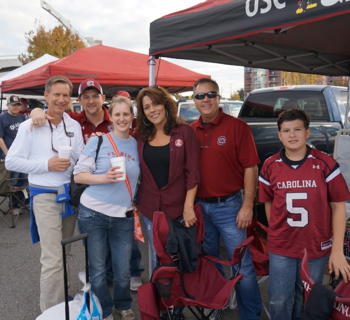 Celeste & Todd, USC fans photo by Kathy Miller