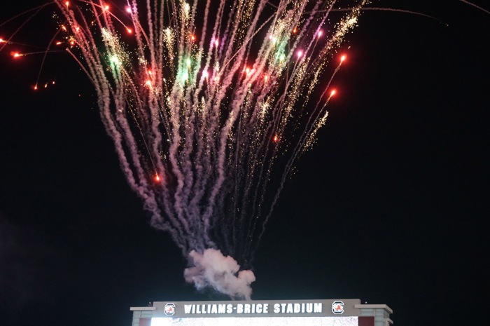 Fireworks at South Carolina photo by Kathy Miller