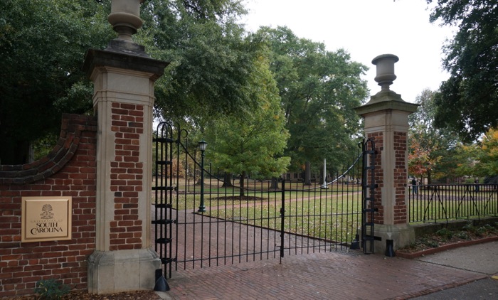 The gates at South Carolina Horshoe photo by Kathy Miller