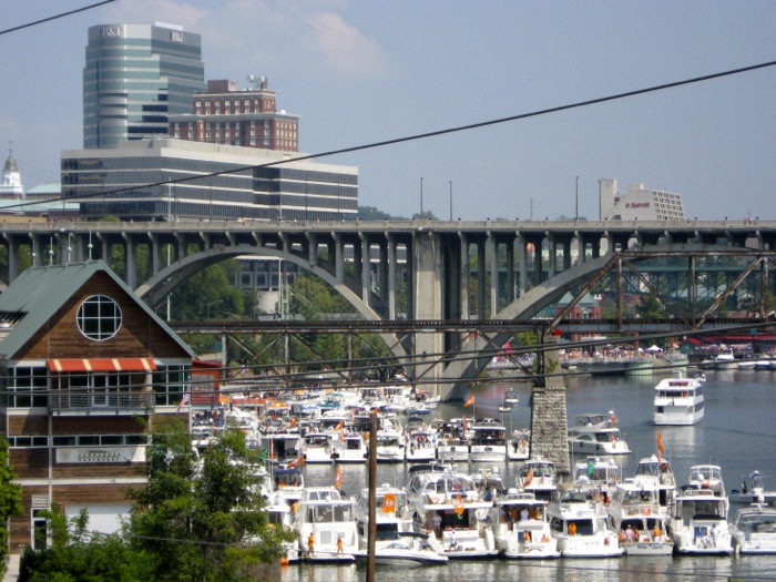 The Vol Navy in Knoxville Tennessee photo by Kathy Miller