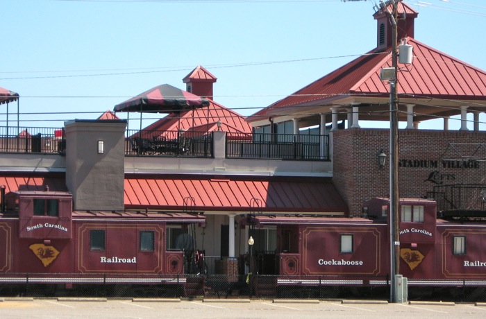 A Caboose in the Cockaboose Railroad South Carolina photo by Kathy Miller