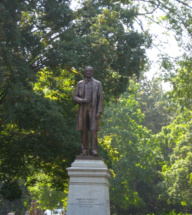 Cornelius Vanderbilt the Commodore Vanderbilt University Nashville, Tennessee photo by Kathy Miller