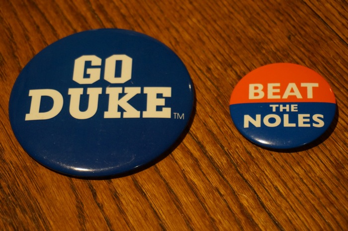 Go Duke Beat the Noles photo by Kathy Miller