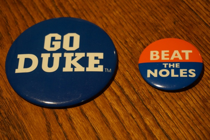 Go Duke Beat the Noles photo by Kathy Miller
