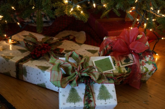 Packages under the tree photo by Kathy Miller