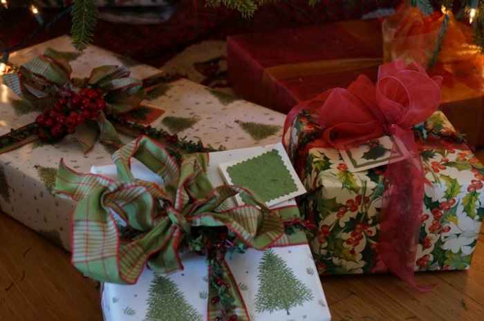 Christmas Packages ready and waiting to be opened photo by Kathy Miller