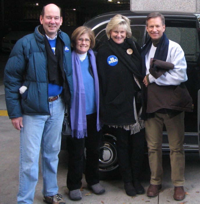 Bill, Stephanie, Kathy & Dave at Duke Bowl game Charlotte, NC photo by Kathy Miller