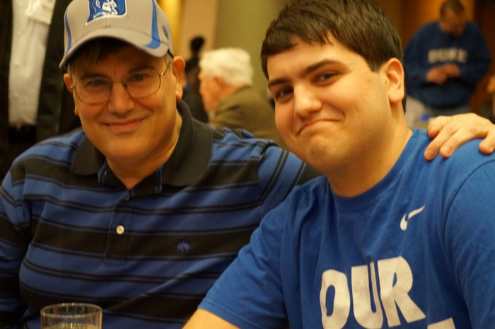 Dean & Steven Brenner Duke father & son photo by Kathy Miller