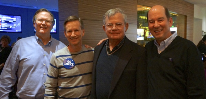 Stan, Dave, Duke coach during the 70's and Bill Miller photo by Kathy Miller