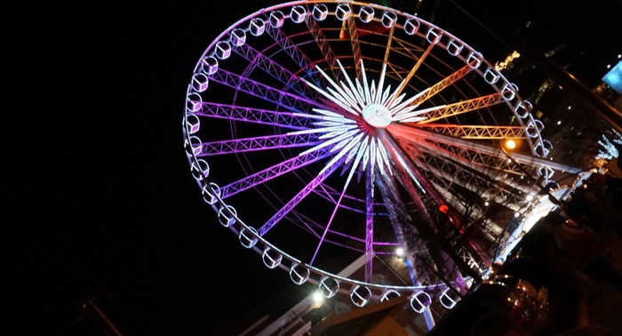 Game Time Ferris Wheel Chick-fil-A Bowl photo by Kathy Miller