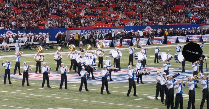 The Duke Band game time photo by Kathy Miller