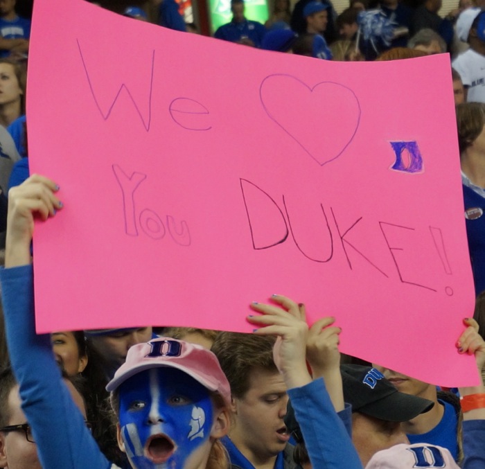 We Love You Duke photo by Kathy Miller