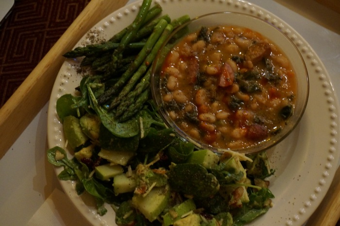 White Bean, Sausage, & Kale Soup photo by Kathy Miller