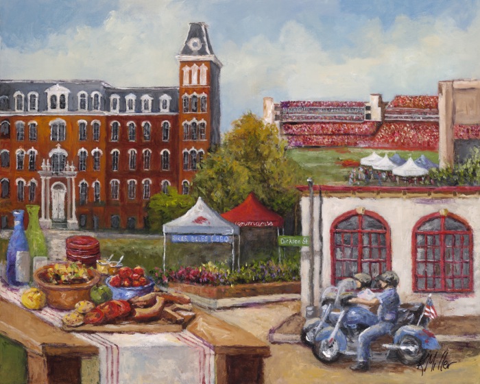 Tailgating In The Ozarks painting by Kathy Miller